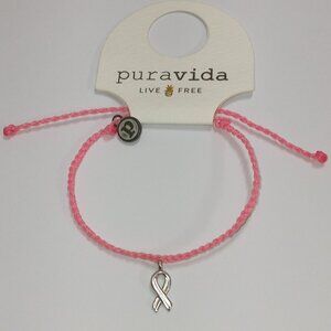PURA VIDA Breast Cancer Awareness Bracelet